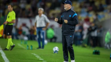 Mano Menezes em Fluminense x Grêmio