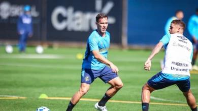 Arthur treina no Grêmio