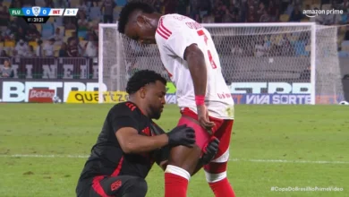 Carbonero sentiu a perna