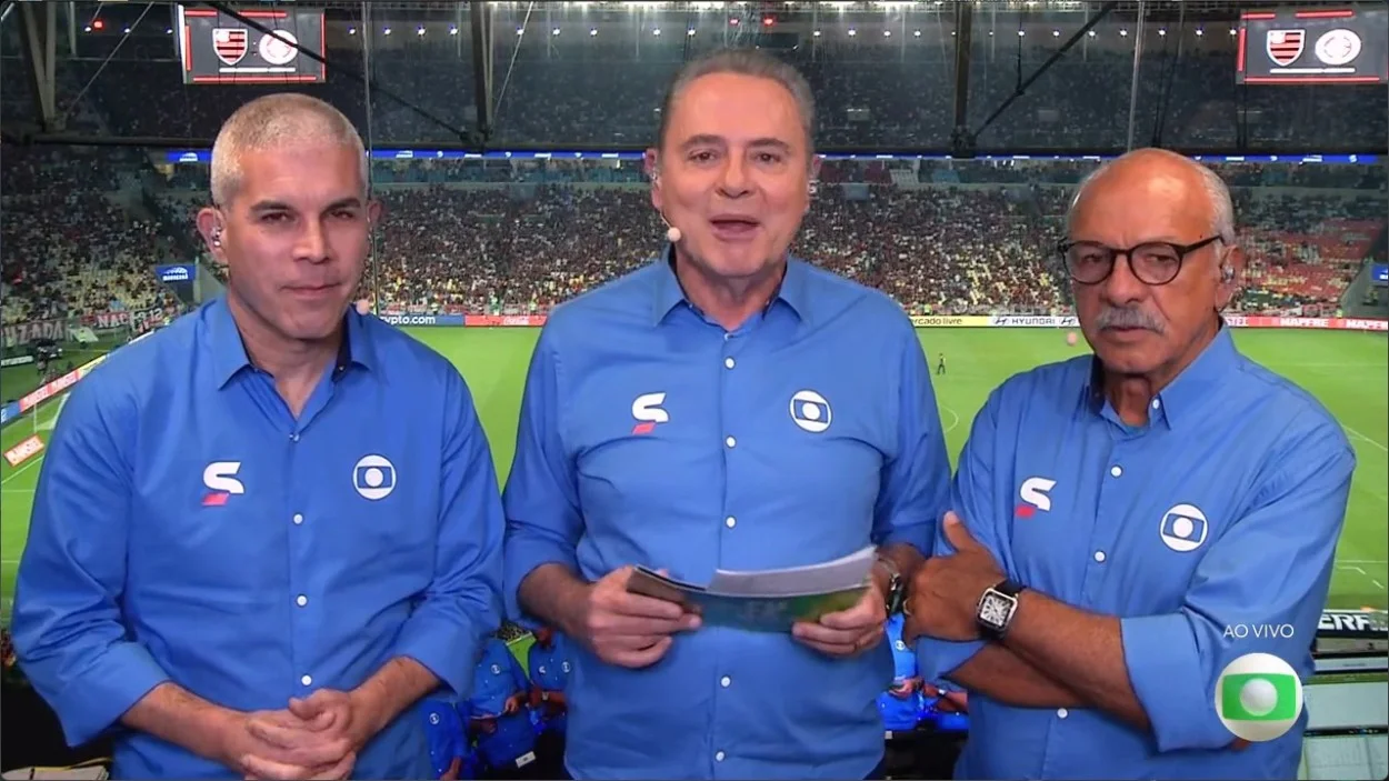 Luis Roberto transmitiu Flamengo x Inter