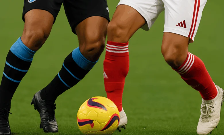 Quando o prêmio é o próprio espetáculo: sorteios que viram narrativa no mundo da bola Dois jogadores disputando uma bola