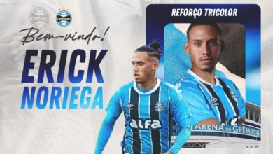 Grêmio anuncia oficialmente a chegada do volante Noriega; contrato é considerado longo eir (1)