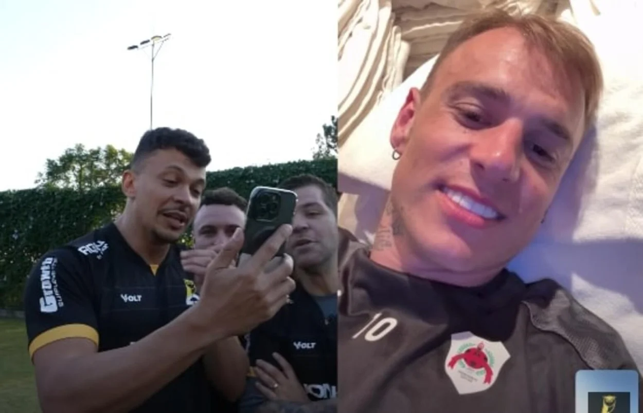 Róger Guedes participa de vídeo, defende ex-jogador do Grêmio e fala do contrato