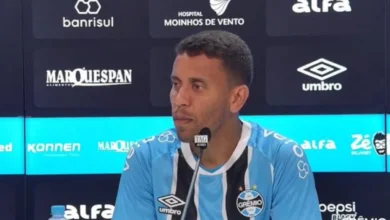 Marcos Rocha define número que vai usar no Grêmio e mira vaga na Libertadores Marcos Rocha pelo Grêmio