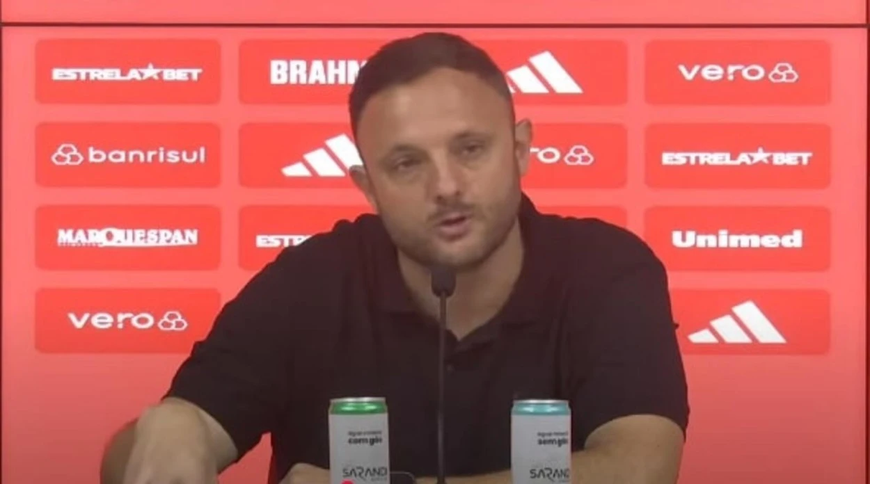 Dirigente do Inter reforça "convicção" em Roger e defende Richard: "Injusto o julgamento" André Mazzuco fala da fase do Inter