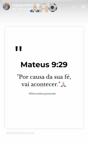 "Vai acontecer": Róger Guedes volta a agitar torcida do Grêmio com post na web "Vai acontecer": Róger Guedes volta a agitar torcida do Grêmio com post na web Atacante Róger Guedes permanece em negociações com o Grêmio e voltou a agitar a torcida com publicação nas redes sociais.