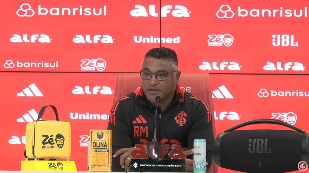 Roger Machado, treinador do Inter