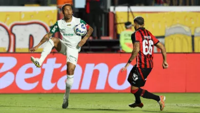 Marcos Rocha, jogador do Palmeiras contra o Vitória