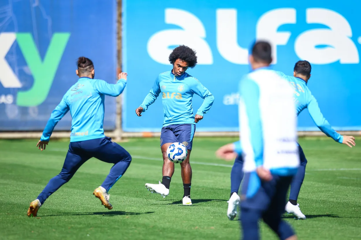 Grêmio começa a definir o planejamento para a utilização de Willian no time Willian pelo Grêmio