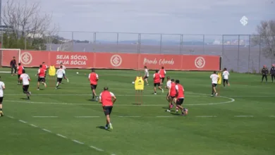 Inter tem baixas no treino e gera dúvidas de última hora para o Gre-Nal 448 CT do Inter