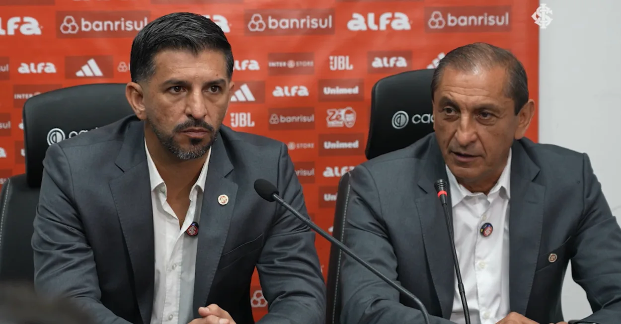 Ramon-Diaz-e-Emiliano-Diaz, treinador e auxiliar técnico do Inter