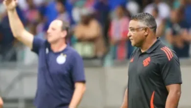CBF confirma Bahia x Inter para outubro em meio à reta final do Brasileirão Rogério Ceni e Roger Machado (Bahia x Inter)