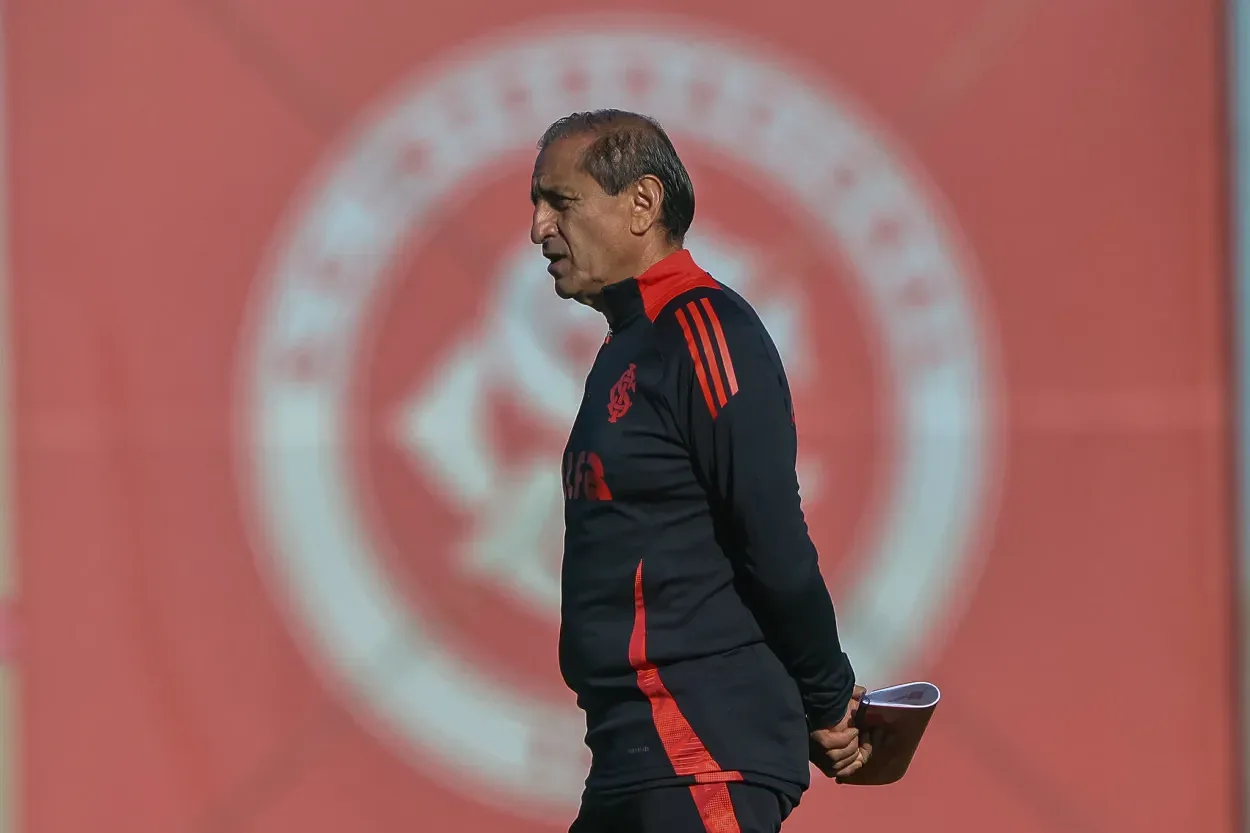 Parte física do elenco do Inter preocupa Ramón Díaz para a sequência do Brasileirão Ramón Díaz preocupado no Inter
