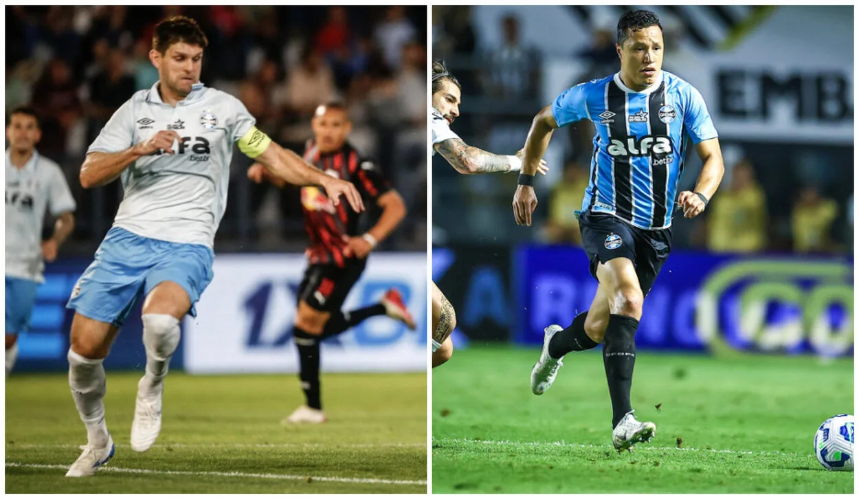 Kannemann e Marlon no Grêmio