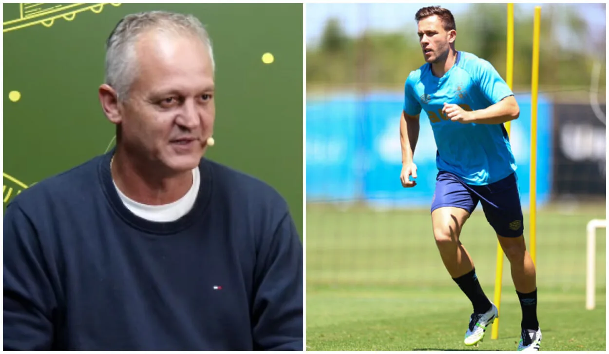 Lisca explica na prática a importância de Arthur: "O Grêmio tinha medo da bola" Arthur e Lisca