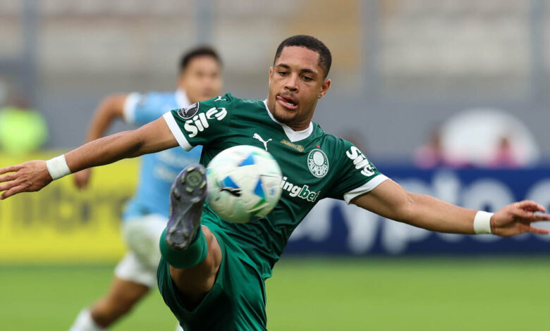 Palmeiras tem volta de Vitor Roque contra o RB Bragantino; veja a provável escalação vitor roque palmeiras