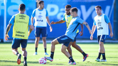 Grêmio em treino