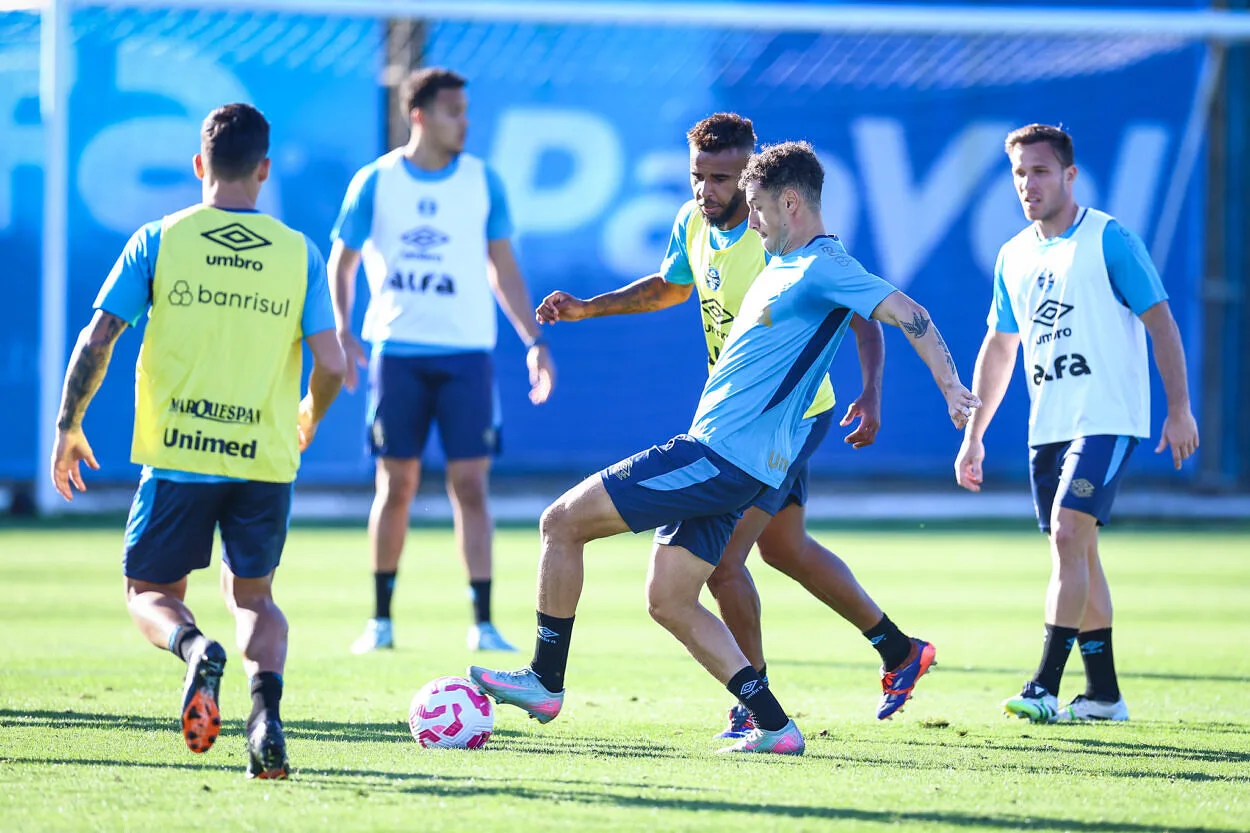 Grêmio em treino