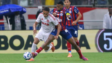 Inter se vê "competindo" e evita fazer terra arrasada: "Complicado, não dramático" Internacional contra Bahia