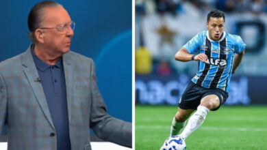 Galvão concorda com reclamações do Grêmio e se encanta com Marlon: "Melhor entrevista" Galvão Bueno e Marlon