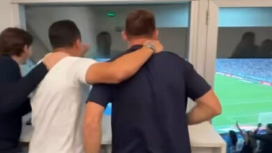 Kannemann e Marlon na Arena do Grêmio