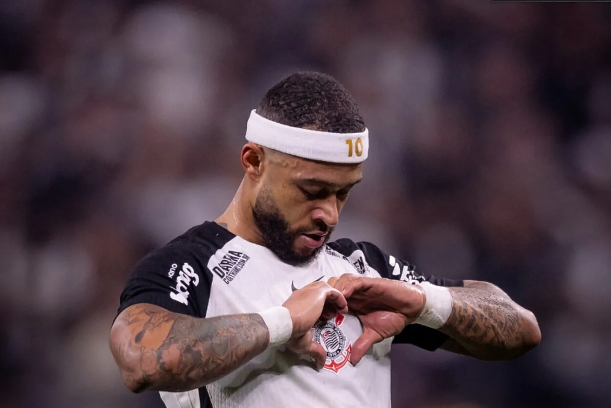 Memphis Depay volta em alta e pode ser opção contra o Santos; Holanda cumpre combinado Memphis Depay jogador do Corinthians Foto-Rodrigo-Coca.