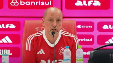 Presidente do Inter revela ter cobrado jogadores depois da derrota para o Fluminense Barcellos Inter