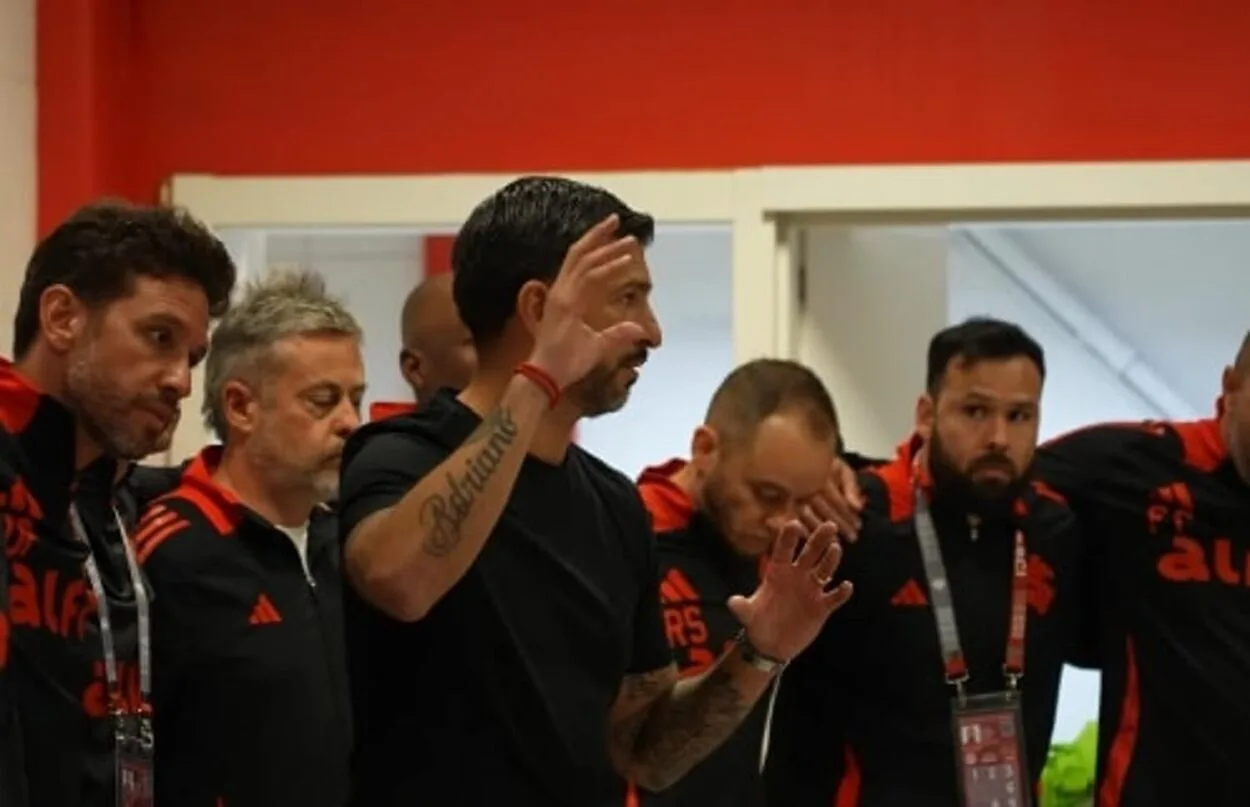 O discurso de Emiliano Díaz no vestiário após a vitória do Inter sobre o Sport Inter venceu o Sport