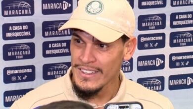 Leitura labial mostra recado de Gómez para Wilton Sampaio: "Que isso, é Flamengo" Gustavo Gómez do Palmeiras
