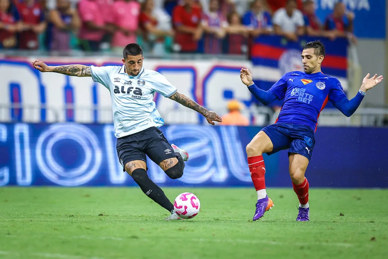 Jornalista expõe números do longo jejum de gols de gringos do elenco do Grêmio Grêmio