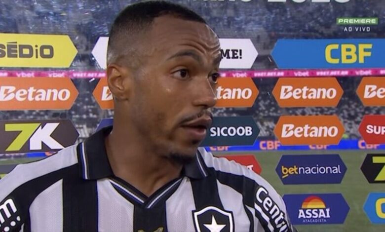 Marlon Freitas, do Botafogo, fala sobre a derrota