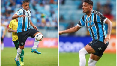Reinaldo relembra melhores histórias de Diego Souza com Renato no Grêmio: "Fenômeno" Grêmio de Suárez e Diego Souza