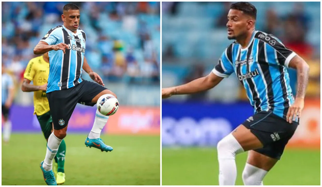 Reinaldo relembra melhores histórias de Diego Souza com Renato no Grêmio: "Fenômeno" Grêmio de Suárez e Diego Souza