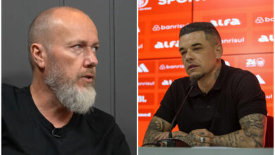 Baldasso revela que há "apelidos pejorativos" contra D'Alessandro no vestiário do Inter Baldasso e D'Alessandro no Inter