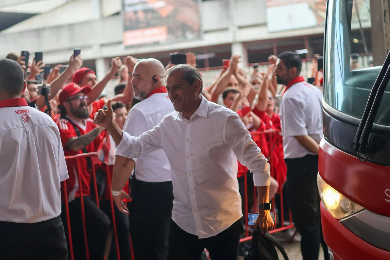 Guarda Popular se manifesta antes de Inter x Bahia; saiba previsão de público Ramón Díaz, treinador do Inter - Foto Ricardo Duarte/ Internacional