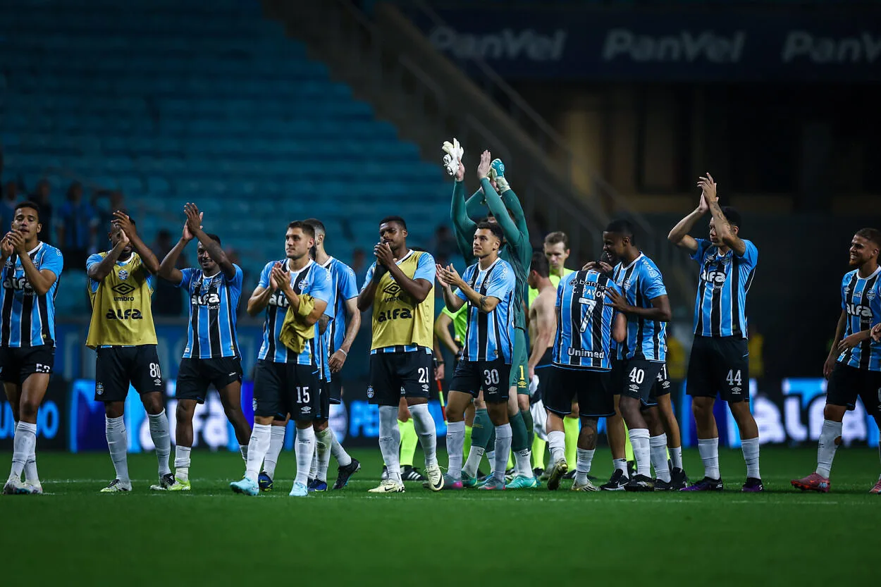 Como o Grêmio fez para regularizar os salários dos jogadores antes do último jogo Grêmio vence na Arena