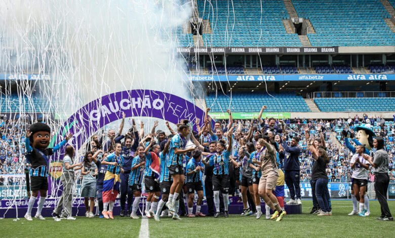 Com golaço de fora da área, Grêmio vence o Juventude e fatura o Gauchão Feminino Grêmio agora