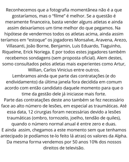 Presidente do Grêmio comete gafe em carta aberta e erra o nome de jogador do time