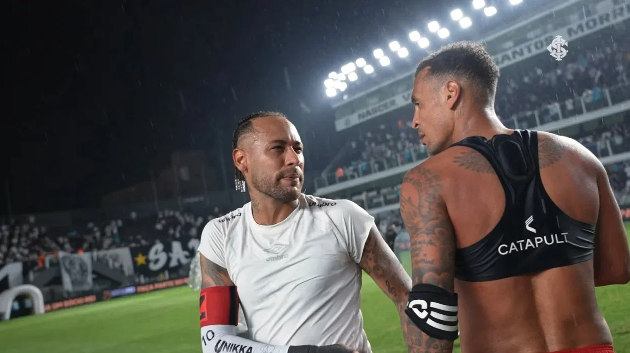 Alan Patrick junto com Neymar