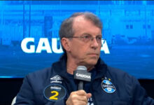 Benzema? Odorico esquenta eleição do Grêmio e ironiza Caleffi: "Nem existe" Odorico Roman nas eleições do Grêmio