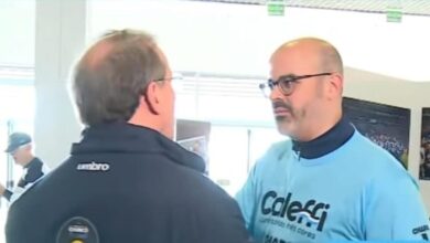 O encontro de Paulo Caleffi, Odorico Roman e Celso Rigo durante a eleição do Grêmio Caleffi com Roman