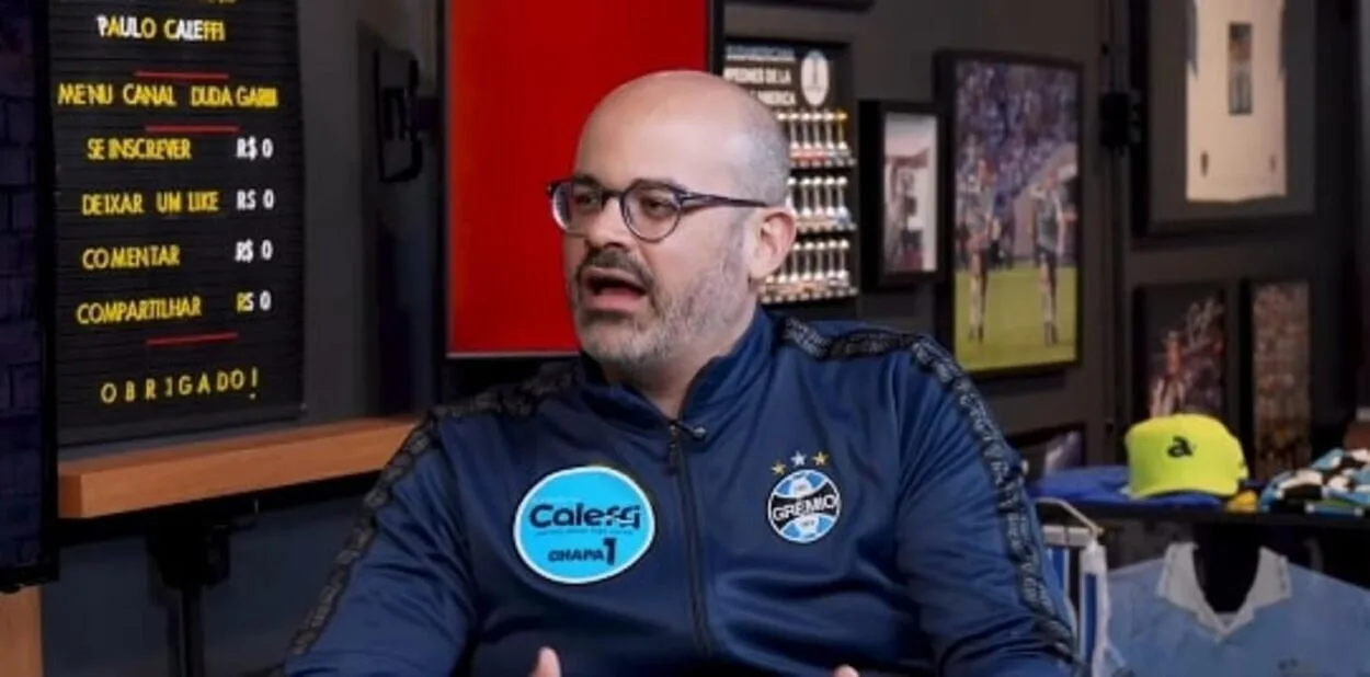Caleffi responde sobre Tite no Grêmio e revela cláusula se não contratar a "estrela mundial" Paulo Caleffi briga por votos no Grêmio