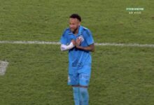 Neymar em Flamengo x Santos