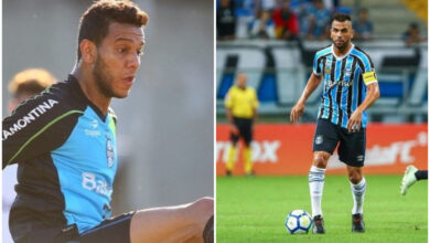 Souza revela ter ajudado o Grêmio a fechar com Maicon: "Falei para levar na hora" Souza e Maicon no Grêmio