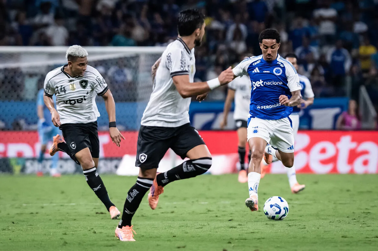 Cruzeiro x Botafogo, no Mineirão. Foto: Gustavo Aleixo/Cruzeiro