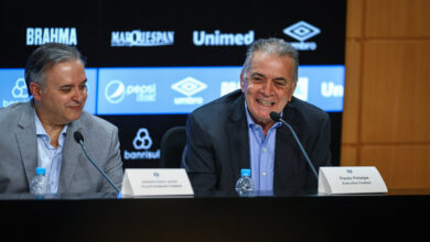 Pelaipe fala em "reforços pontuais" no Grêmio, mas diz que primeira meta é o treinador Grêmio agora