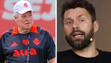 Sobis comenta momento do Inter e aprova "loucura" de Abel Braga: "Eu te amo muito" Abel Braga pelo Inter com Sobis