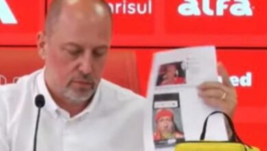 Baldasso repercute folhas de Barcellos com prints dos seus vídeos: "Problema nenhum" Baldasso pelo Inter