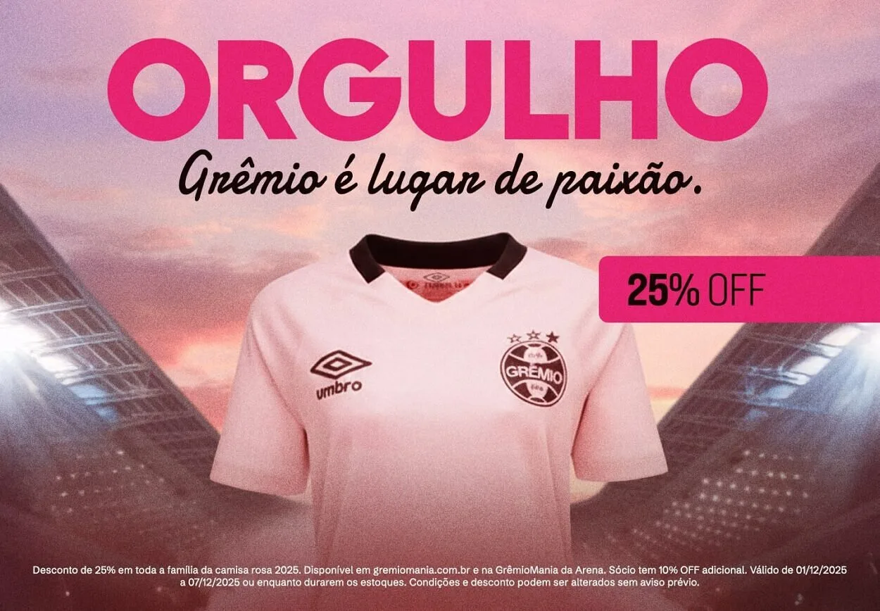 Grêmio rosa