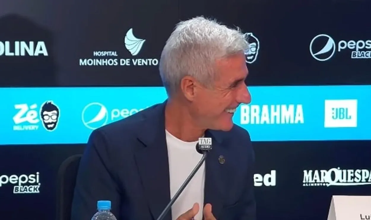 Grêmio apresenta Luís Castro